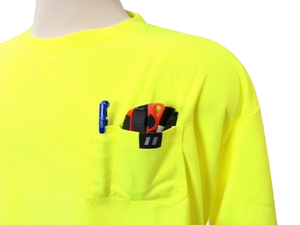 High Viz T-Shirt Yellow 2XL Antimicrobial Forcefield - Additional View