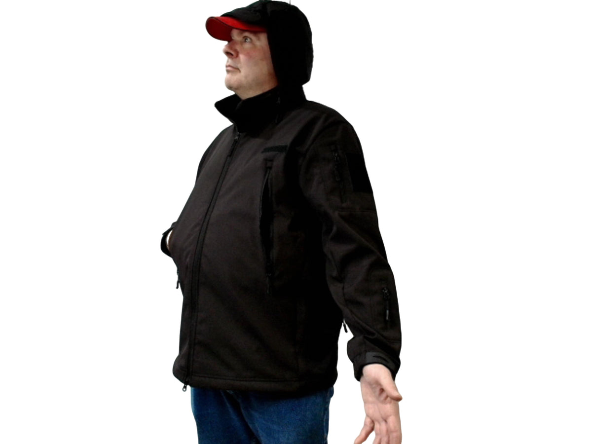 Concealed carry jacket black - Xlarge