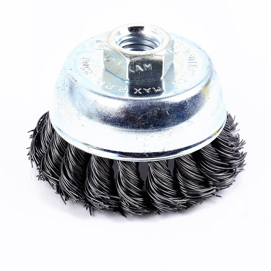 Knotted Cup Brush 3" x 5/8" - Additional View