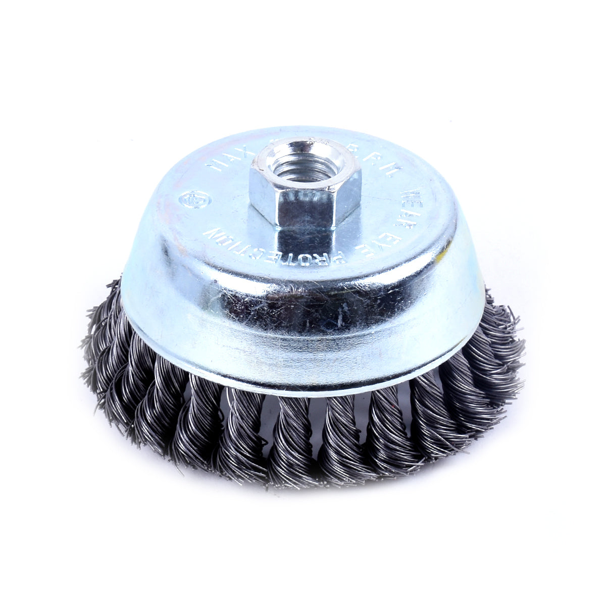 Knotted Cup Brush 4" x 5/8" - Additional View