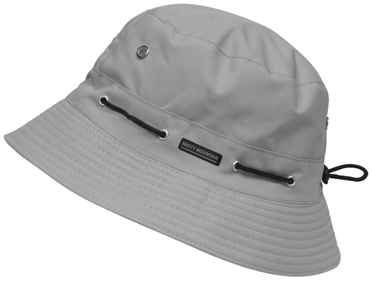 Bucket Hat Grey - Adjustable Cord With Stopper