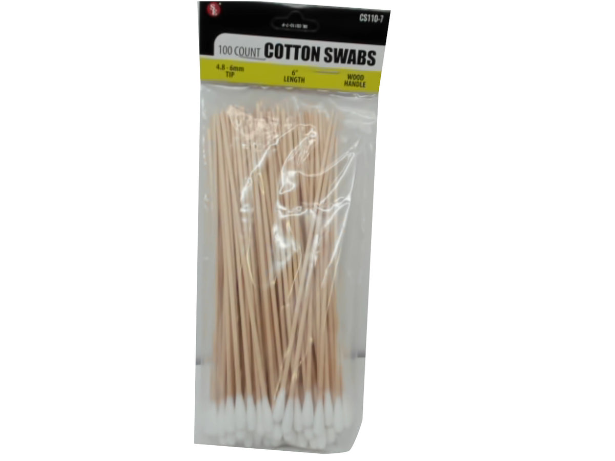 Cotton Swabs 6" 100pk.