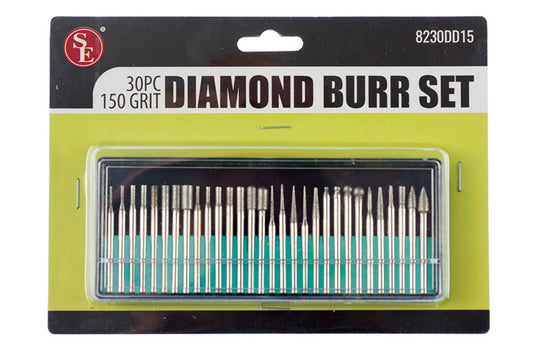 Diamond Burr Set 30pc. 150 Grit