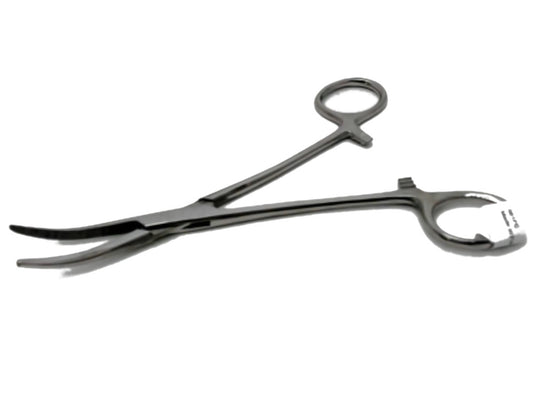Forceps Curved 6-1/4" Stainless Steel