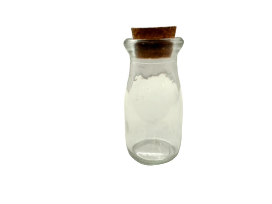 Glass Favor Jars w/Cork 100mL Mini Milk Bottle (Or 12/$9.99)