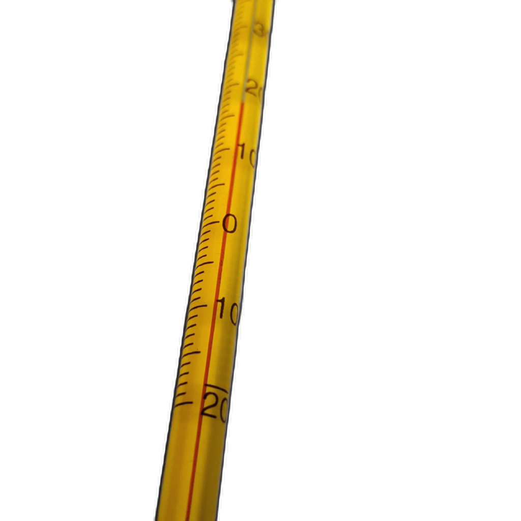 Laboratory Glass Thermometer Partial Immersion 300mm -20 To 110