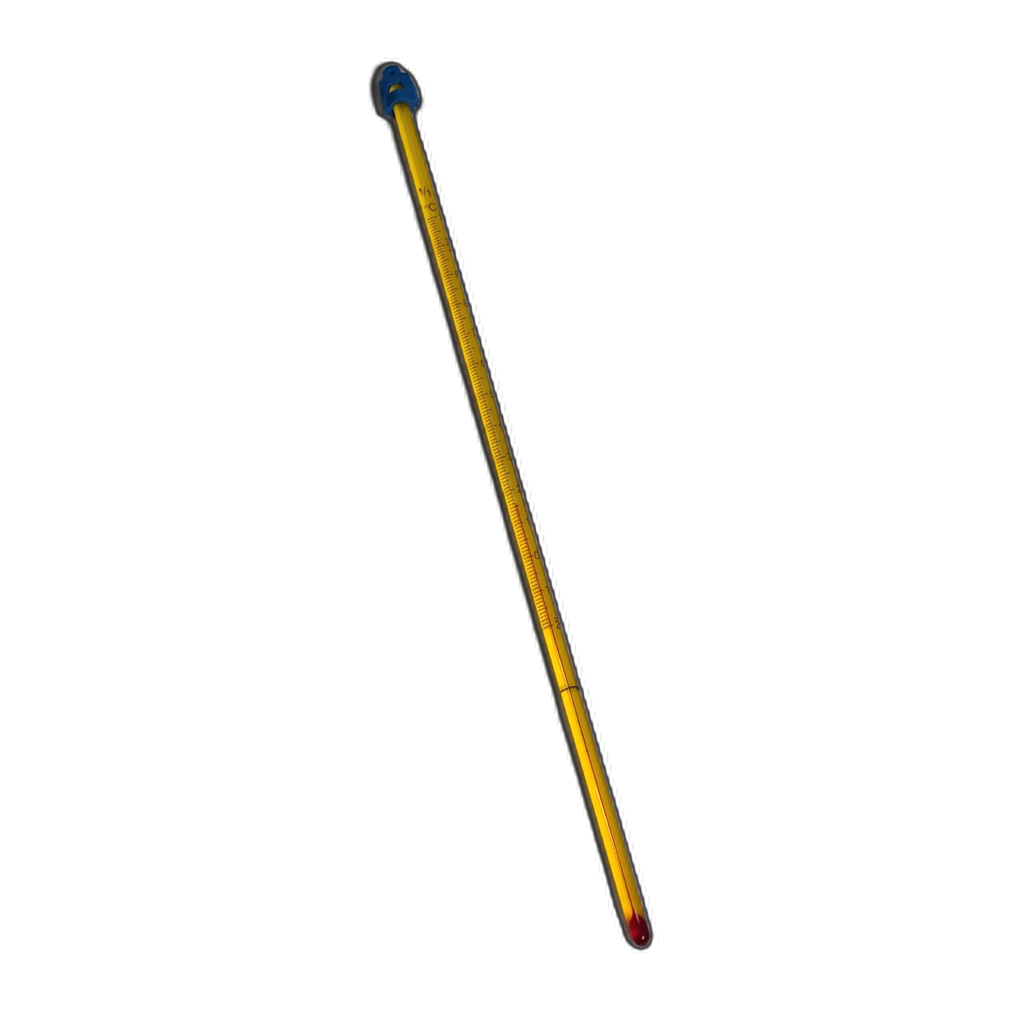 Laboratory Glass Thermometer Partial Immersion 300mm -20 To 110