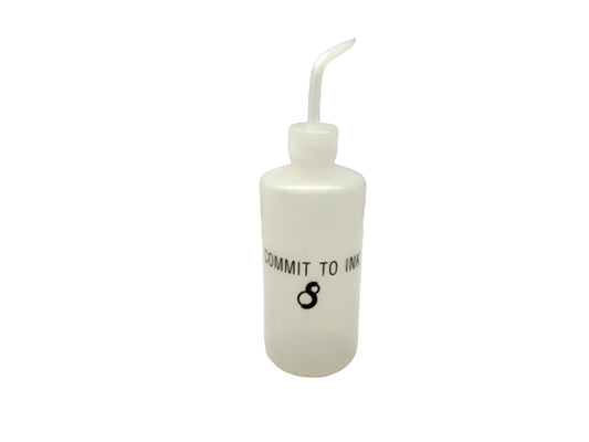 Plastic Wash Bottle 500mL Commit To Ink