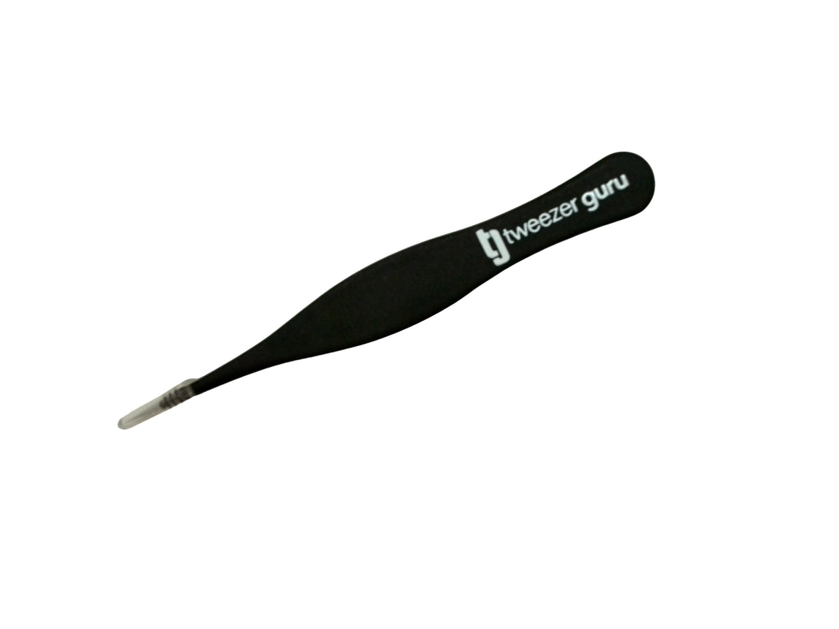 Sharp Tweezers Black Tweezer Guru
