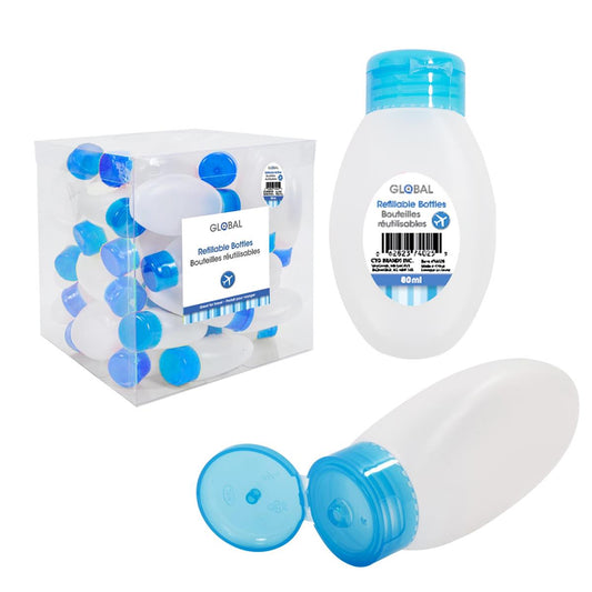 Bouteille de voyage rechargeable 80ml bodico
