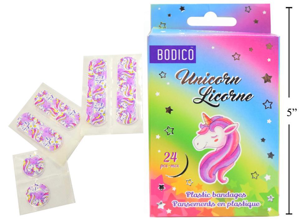 Bandages 24pc Unicorn Bodico