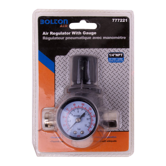 Air Regulator With Gauge Heavy Duty