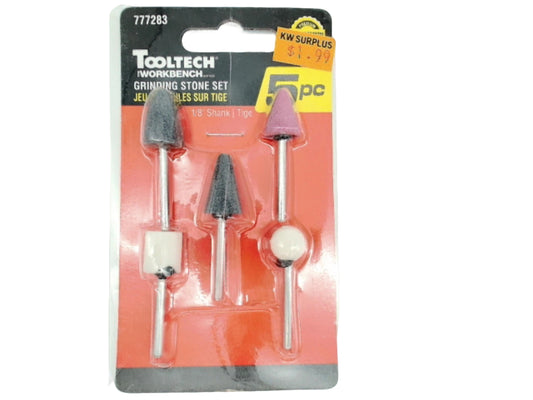 Mounted Stone Assortment 5 Pc 1/8"
