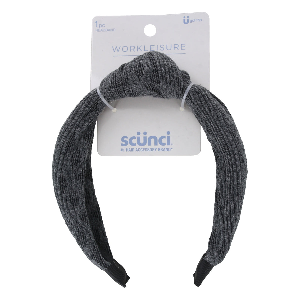 Headband Work Leisure Gray Scunci - Additional View