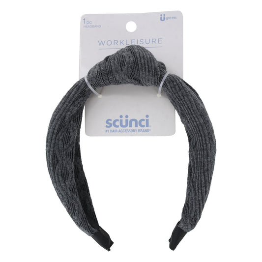 Headband Work Leisure Gray Scunci - Additional View