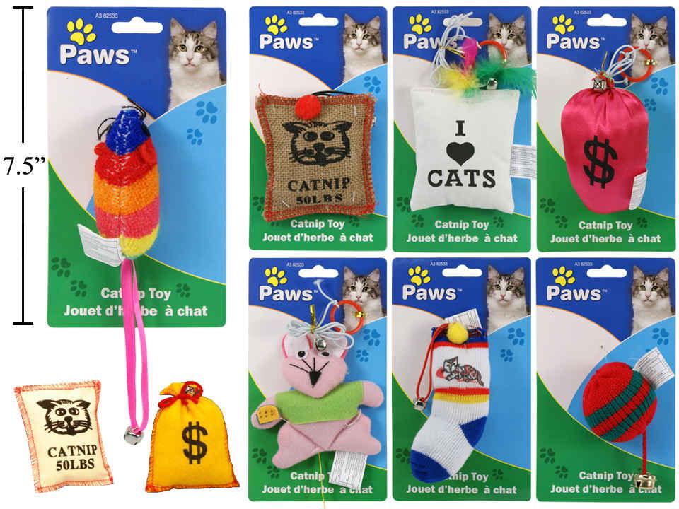 Catnip Toys 9 styles PAWS