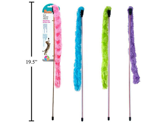 Cat Teaser Wand, 4 colours Paws