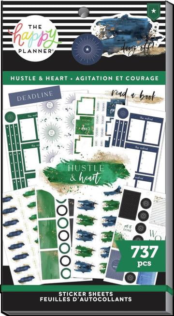 Sticker Pad Hustle & Heart 30 Sheets 737pcs. - Additional View