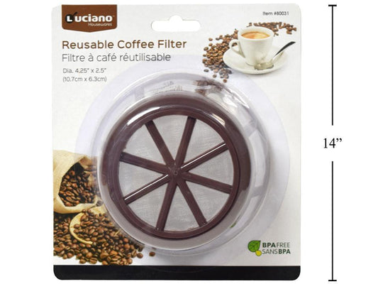 Reusable Coffee Filter Flat Shape Luciano