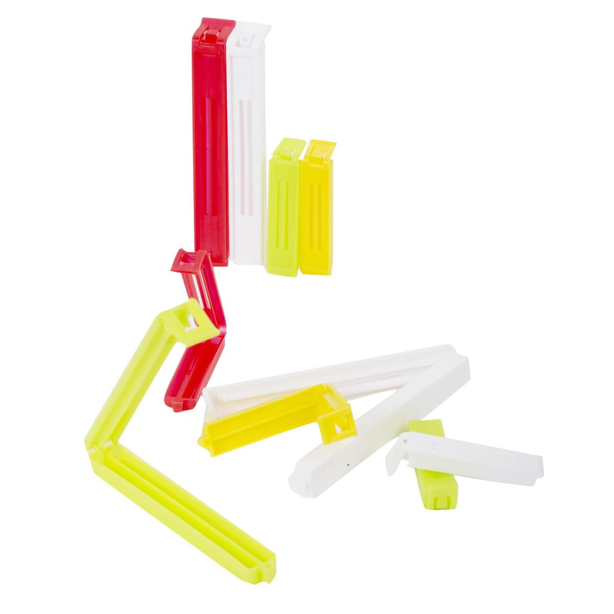 Bag clips 13 pcs Assorted sizes/colours - Additional View