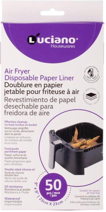 Airfryer Paper Liners 50Pk Luciano