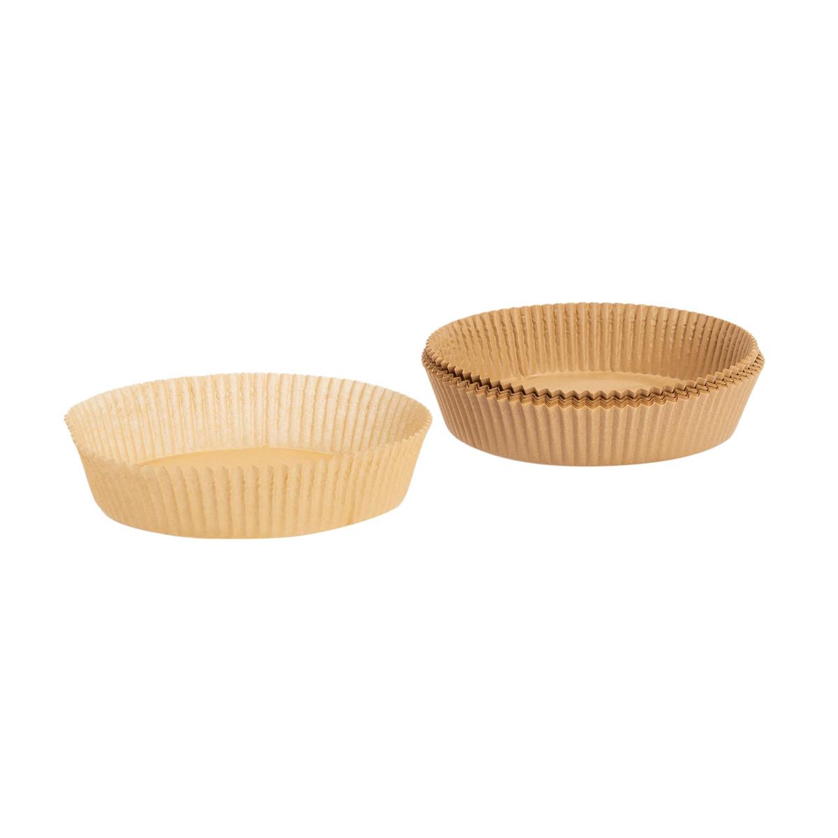 AirFryer Paper Liner 50-pc 20cm dia. X 4.5cm, clamshell Luciano - Additional View
