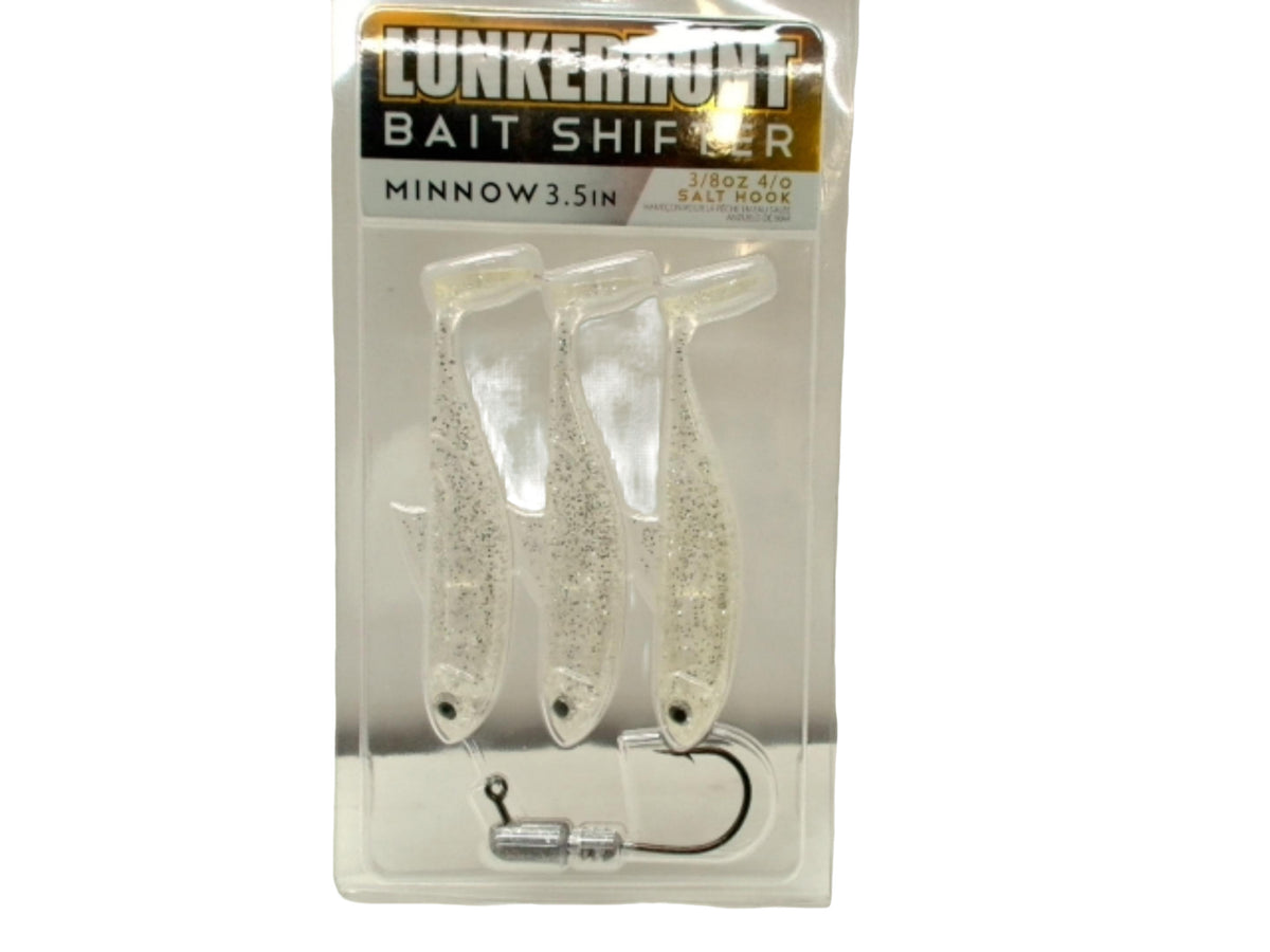 Bait Shifter Minnow 3.5" 3/8oz. Ice 3pk. Lunkerhunt