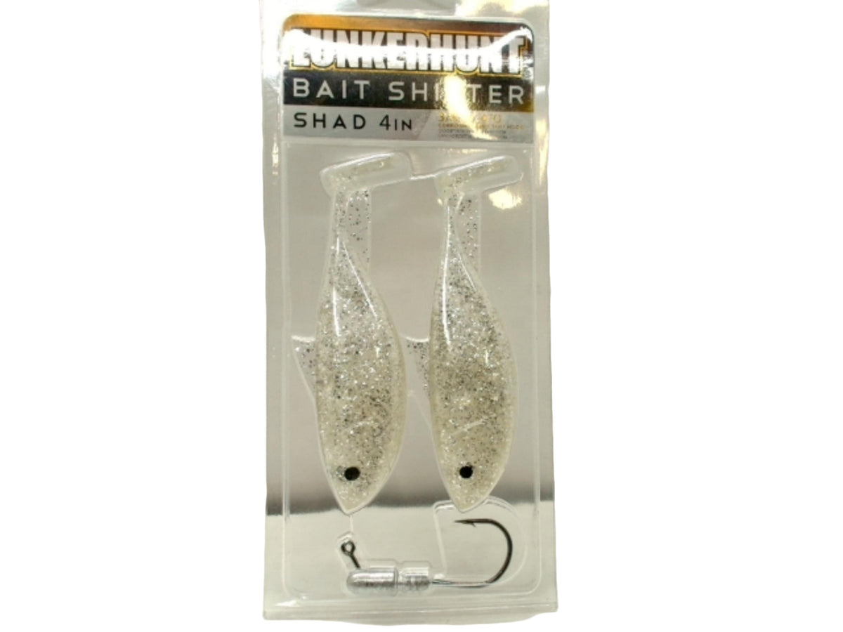 Bait Shifter Shad 4" 3/8oz. Glace 2 pièces. Lunkerhunt
