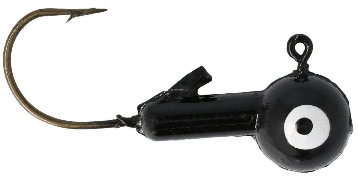 Ball Head Jig 1/8oz. 10pk. Black Eagle Claw