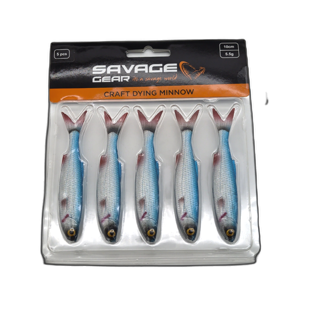 Leurre Craft Drying Minnow 5 pièces. 10cm 5.5g. Blue Pearl Savage Gear