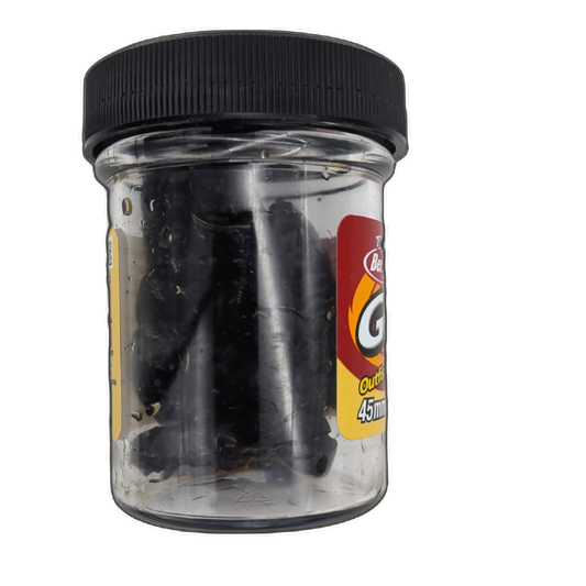 45mm Honeyworm 10pk. Black Gulp! Berkley - Additional View