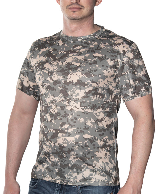 Military T-shirts Small Acu Digital Kwik Dry Short Sleeve