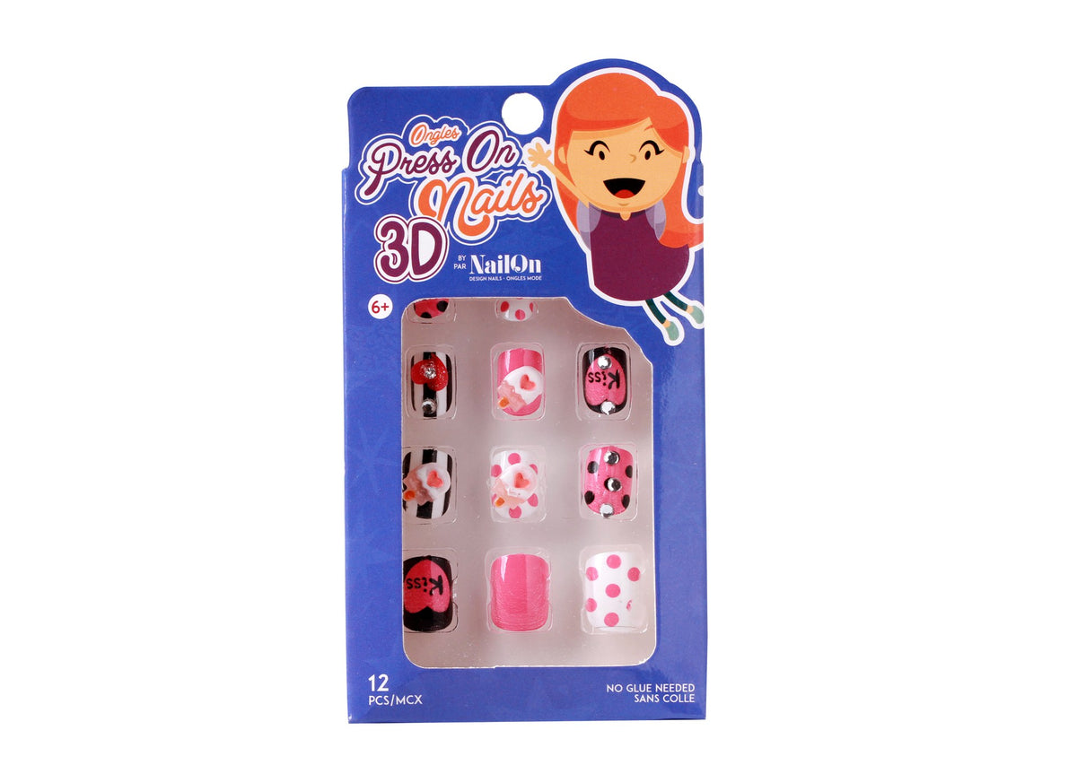 Kids Press-On 3D designs NailOn