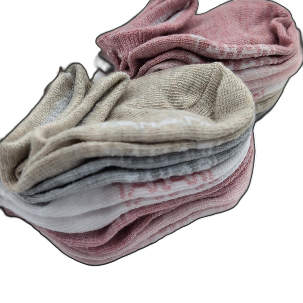 Baby Socks Girls 10pk. Pink & White Low Cut Tahari