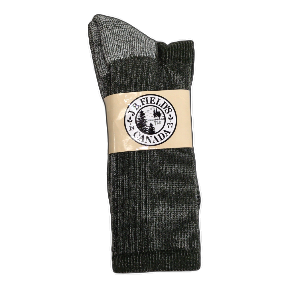 Hiking Socks Large Olive Size 8-12 Slightly Imperfect J.B. Field's