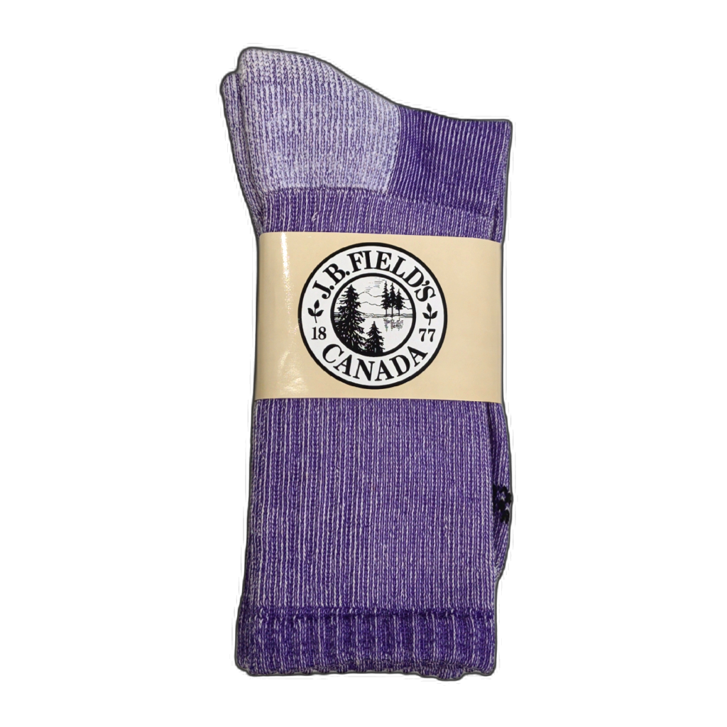 Hiking Socks Medium Purple Size 5-9 Slightly Imperfect J.B. Field's