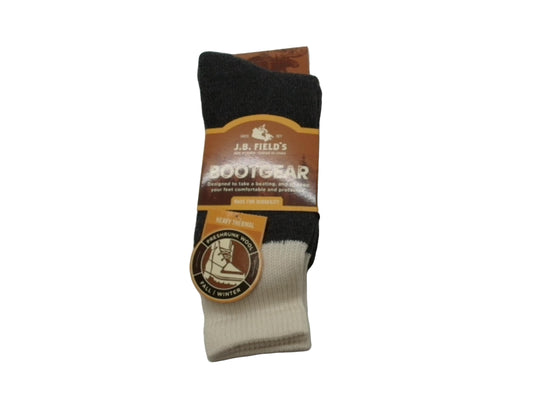 Bootgear Work Socks Mid Grey Large J.B. Field's
