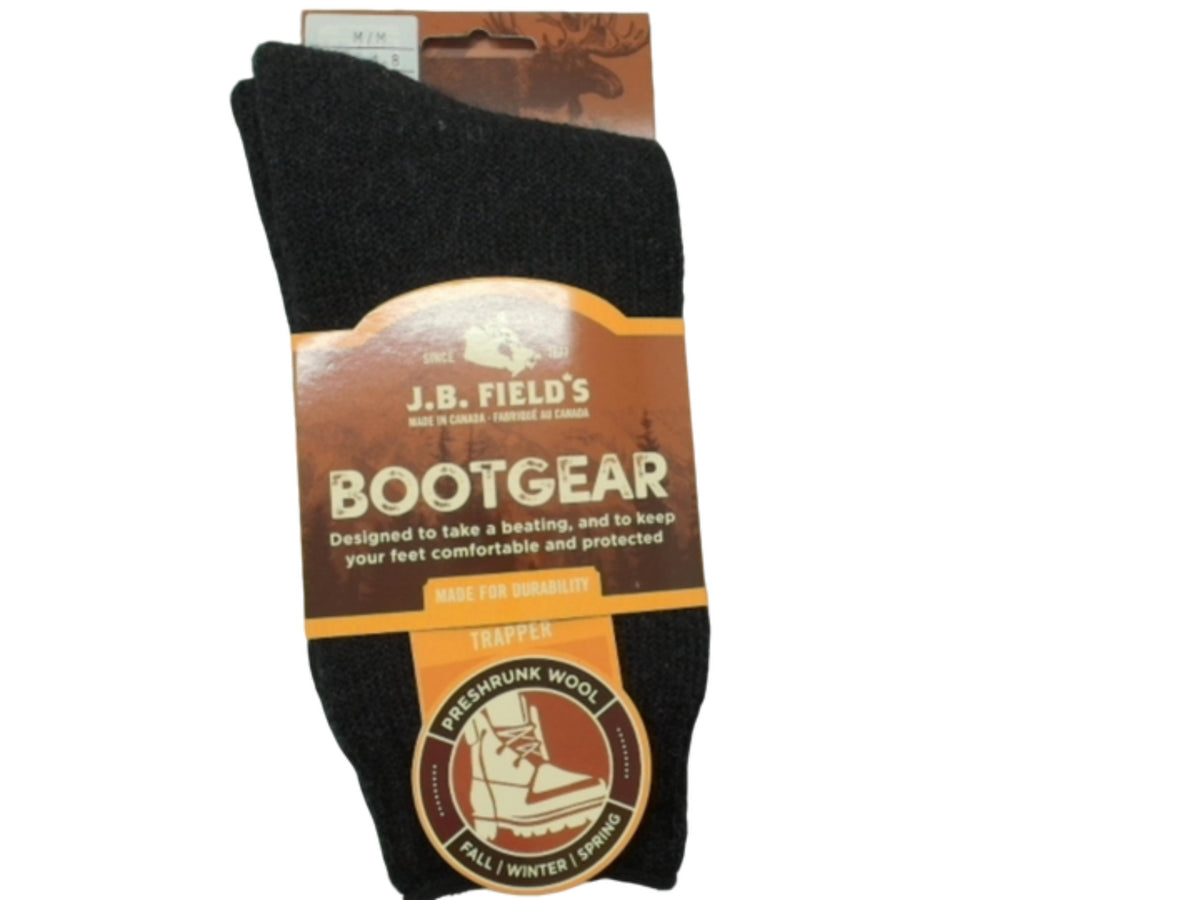 Bootgear Work Socks Black Medium J.B. Field's