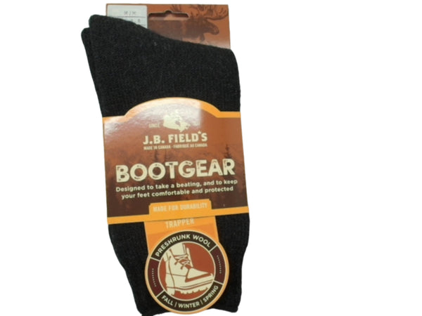 Bootgear Work Socks Black Medium J.B. Field's
