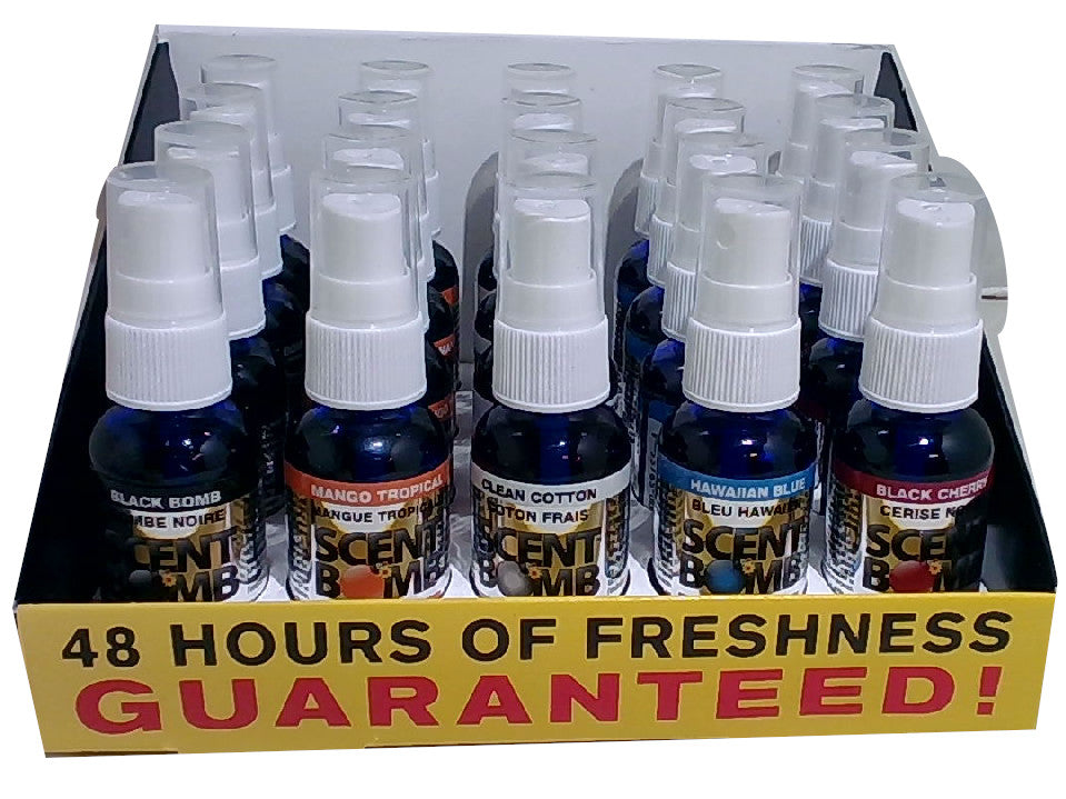 Scent Bomb Spray Bottles Airfreshener  30ml. Sold Individually