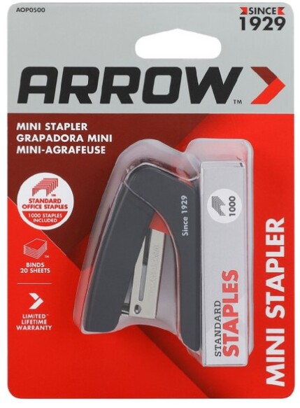 Mini Stapler w/ 1,000 Staples Arrow