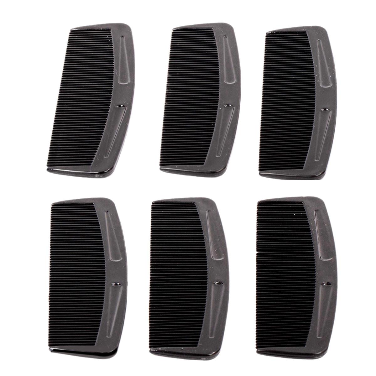 Pocket comb 6 pack black bodico - Additional View