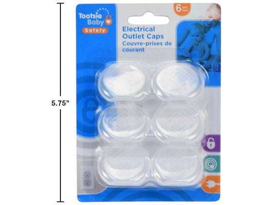electrical outlet caps 6 piece Tootsie Baby