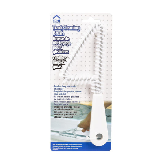 Brosse de nettoyage de rails - idéale pour nettoyer les rails de fenêtres/portes