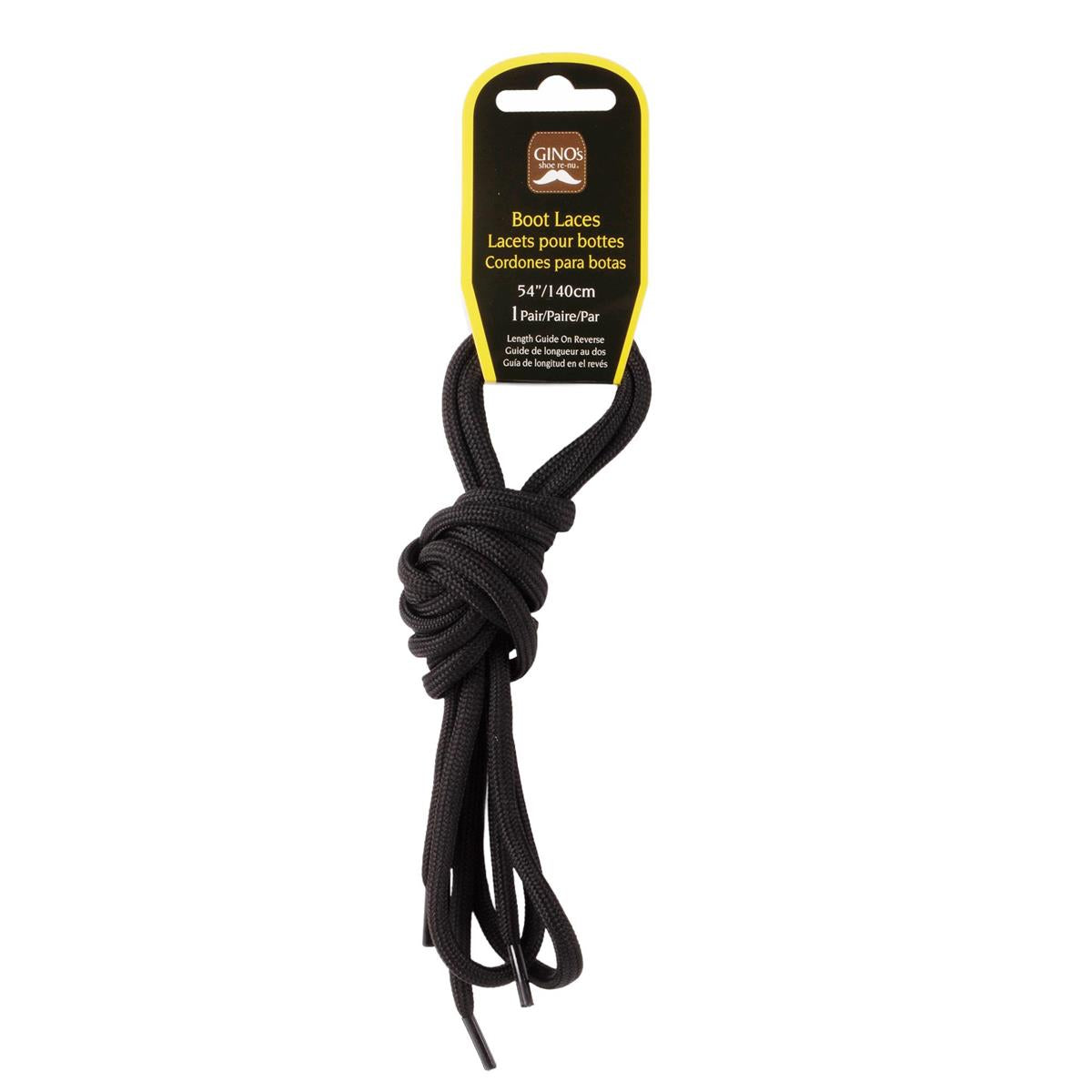 Boot Laces 54" Black Gino's