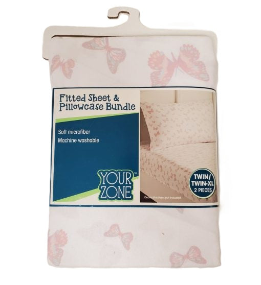 Twin / Twin Xl Sheet Set 1 X Fitted Sheet, 1 X Pillowcase – Display