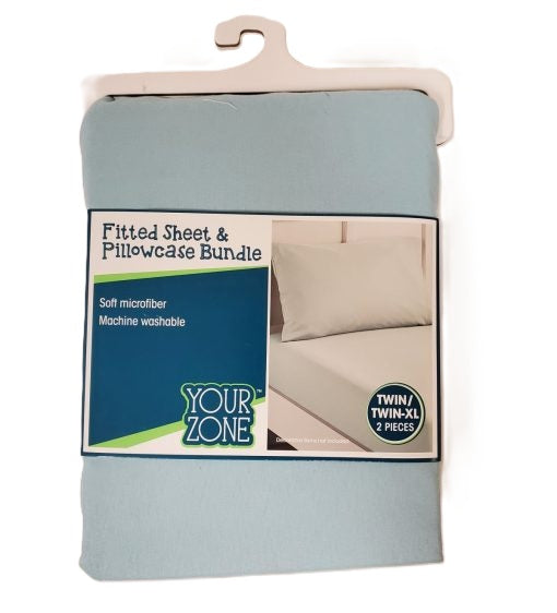 Twin / Twin Xl Sheet Set 1 X Fitted Sheet, 1 X Pillowcase – Display