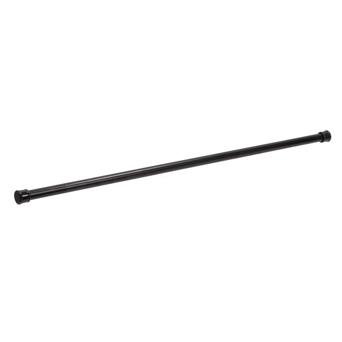 Curtain Rod Matte Black 42-72", 22/25 dia, hanger Bodico - Additional View