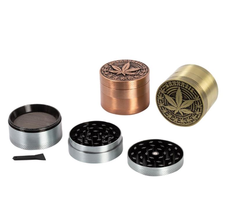 Moji Mellow, 2" Alloy Grinder , 4-Pt. 3 Col.