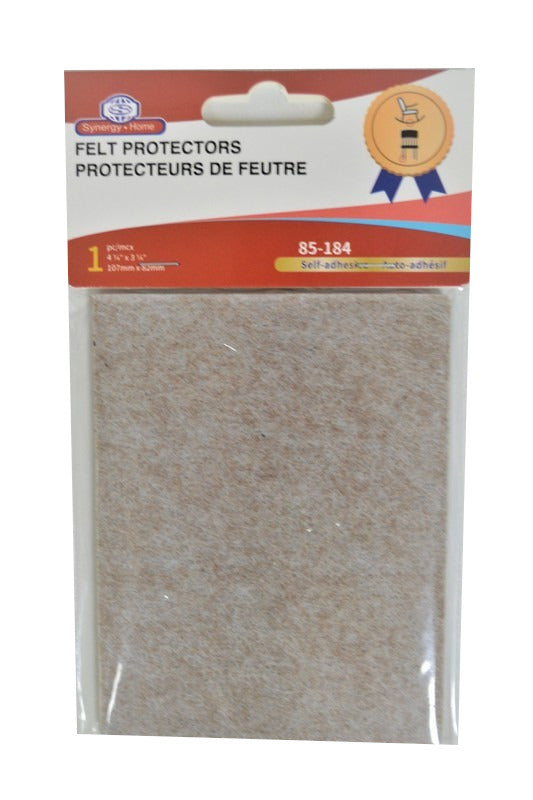 Felt Protector 1 Sheet 4-1/4x3-1/4 Inch Self-adhesive